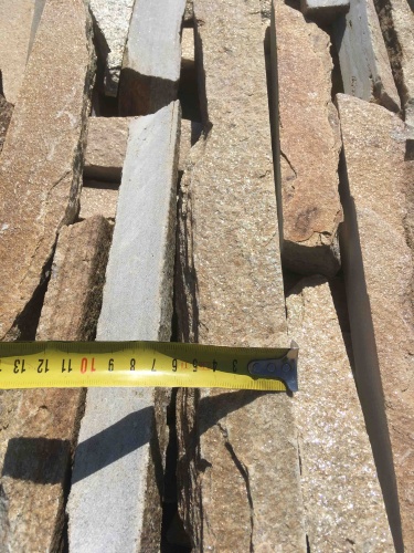 Горбушка златолит золотистый для облицовки купить в Дмитрове