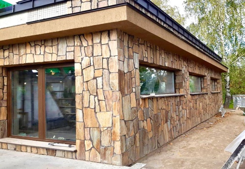 Плитняк кора дерева для фасада купить в Дмитрове