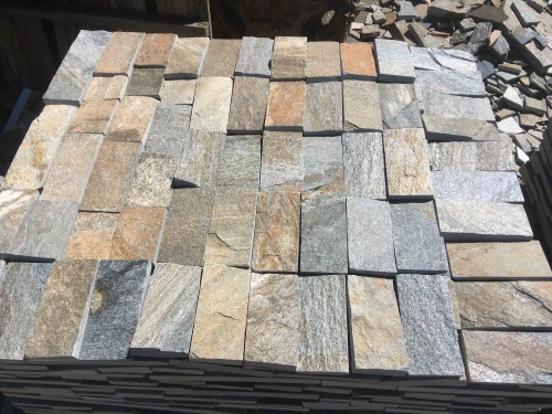 Плитка пилёная златолит Уральский для фасада купить в Дмитрове