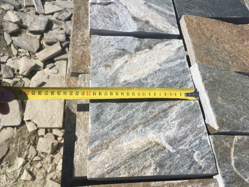 Плитка пилёная златолит Уральский для фасада купить в Дмитрове