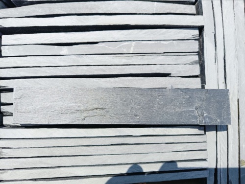 Плитка чёрная из натурального камня фасадная 30 см * 5 см, толщина 7 мм -30 мм купить в Дмитрове