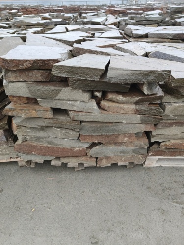 Плитняк песчаник серо-зелёный для мощения 60-65 мм купить в Дмитрове